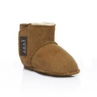 babies adelphi sheepskin booties chestnut uk size 0 6 months