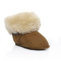 Babies Albery Sheepskin Booties Chestnut UK Size 0-6 Months