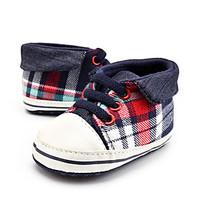 baby kids loafers slip ons first walkers plaid twill summer fall party ...