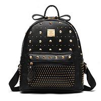 backpack mini travel rivets shoulder backpack new summer female pu lea ...