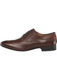 base london mens court brogues waxy brown