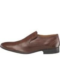 Base London Mens Ear Slip On Shoes Waxy Brown