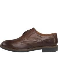 base london mens pisa clumpy brogues waxy brown