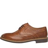 base london mens pisa clumpy brogues waxy tan