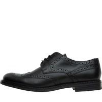 Base London Mens Main Brogues Waxy Black