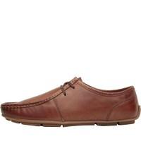 base london mens land lace shoes waxy tan