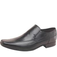 Base London Mens Tumble Slip On Shoes Waxy Black