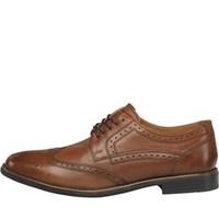 base london mens rool lace up brogues waxy tan