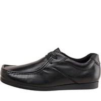 base london mens bobby wallabie shoes black