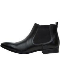 Base London Mens Shuttle Chelsea Boots Waxy Black