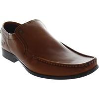 base london carnoustie mens loafers casual shoes in brown