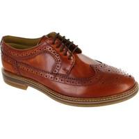 base london turner mens smart formal shoes in brown