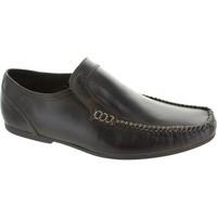 base london drift mto mens loafers casual shoes in brown