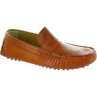 base london morgan mens loafers casual shoes in brown