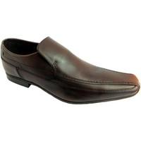 base london tumble mens loafers casual shoes in brown