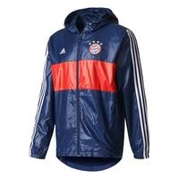 bayern munich 3 stripe windbreaker navy navy