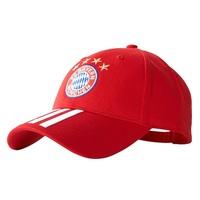 Bayern Munich 3 Stripe Cap - Red, Red