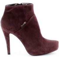 baldowski 572 womens low ankle boots in purple