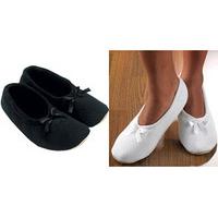 Ballerina Slippers - 2 Pairs for the Price of 1!, Size Small (3-5), Cotton