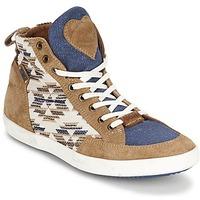 banana moon seymore sneaker womens shoes high top trainers in brown