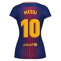 barcelona home stadium shirt 2017 18 womens with messi 10 printing red ...