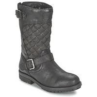 Barbour SHADOW QUILT BIKER women\'s Mid Boots in black