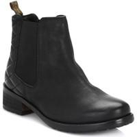 Barbour Womens Black Caveson Chelsea Boots women\'s Low Ankle Boots in black