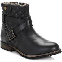 Barbour International Womens Black Hetton Ankle Boots women\'s Low Ankle Boots in black