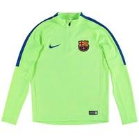 barcelona squad drill top green kids green