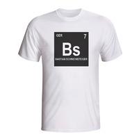 bastian schweinsteiger germany periodic table t shirt white kids