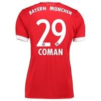 bayern munich home shirt 2017 18 womens with coman 29 printing red