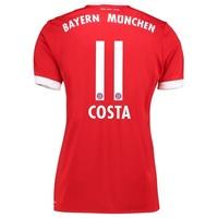 Bayern Munich Home Shirt 2017-18 - Womens with Costa 11 printing, Red