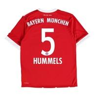 bayern munich home shirt 2017 18 kids with hummels 5 printing red