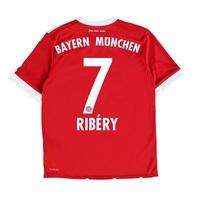 bayern munich home shirt 2017 18 kids with ribry 7 printing red