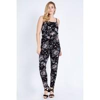 BATIK FLORAL PRINTED JUMPSUIT