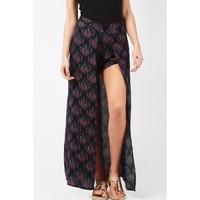 batik tile overlay maxi skirt