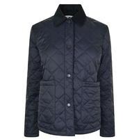 barbour summer cropped border quilted jacket