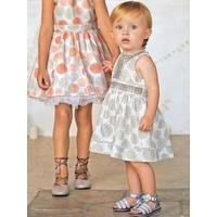 Baby Girls Printed Dress printed light blush