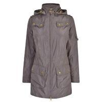 barbour rearset hooded parka jacket