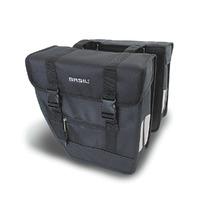 Basil Tour Rear Briefcase Double Pannier Bag Heavy Duty - 26 L, Black