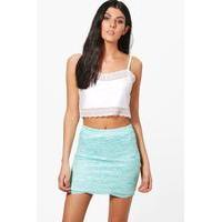 Basic Lace Mini Skirt - mint