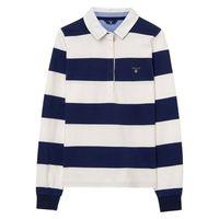 Barstripe Jersey Rugby Shirt - Shadow Blue