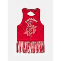 Band fringe vest