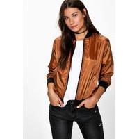 Basic Bomber Jacket - mocha