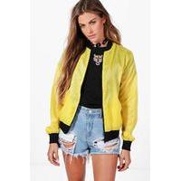 basic bomber jacket yellow