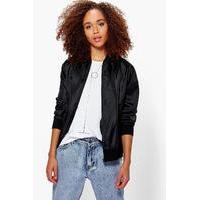 Basic Bomber Jacket - black