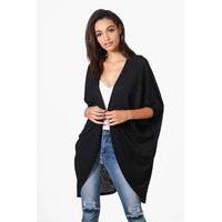 batwing cocoon kimono black