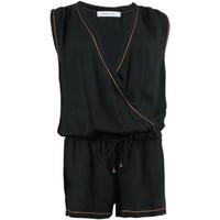 banana moon playsuit cruise dixon black womens jumpsuit in black