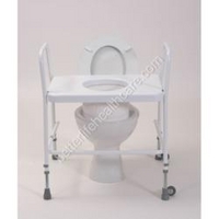 bariatric raised toilet seat frame standard