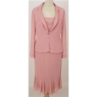 bagatelle size 10 pink 3 piece skirt suit